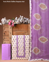 Cotton Suit with Gota Patti Work & Chiffon Dupatta – Ethnic Wear for Women